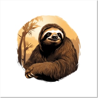 sloth Posters and Art